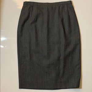 Giorgio Armani Collezioni, Italy Wool Pencil Skirt